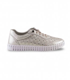 Deportivo platino para señora St. Gallen Soft Laser Platino