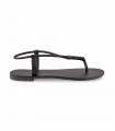 Sandalia negra plana minimalista Nicolas Lainas 53 G