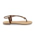 Sandalia cuero plana minimalista Nicolas Lainas 53 G