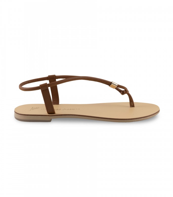 Sandalia cuero plana minimalista Nicolas Lainas 53 G