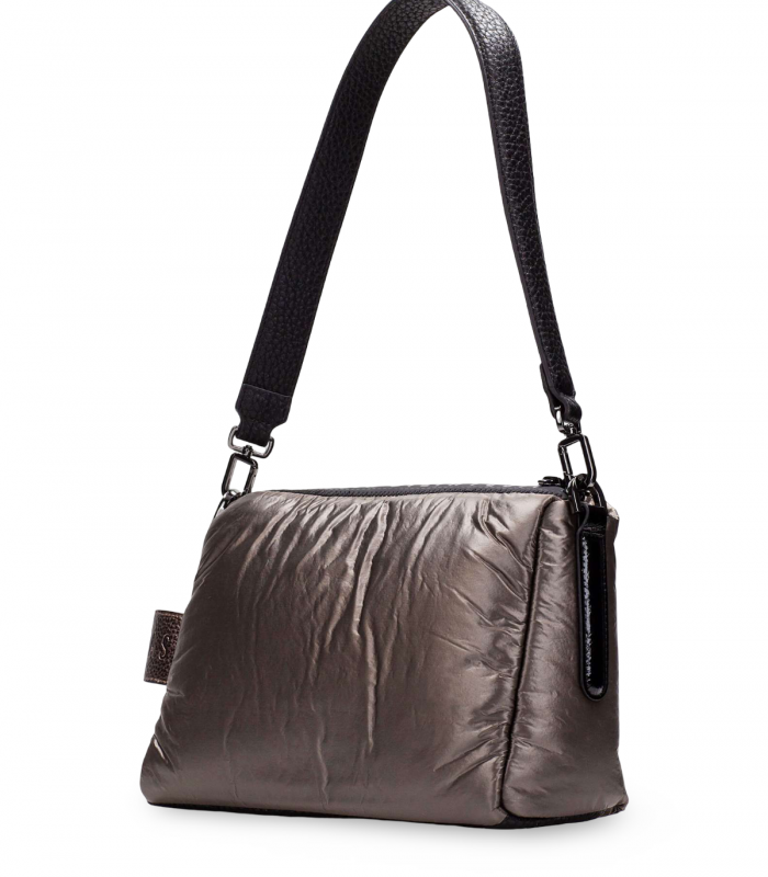 Bandolera topo y negro Hispanitas BI254151