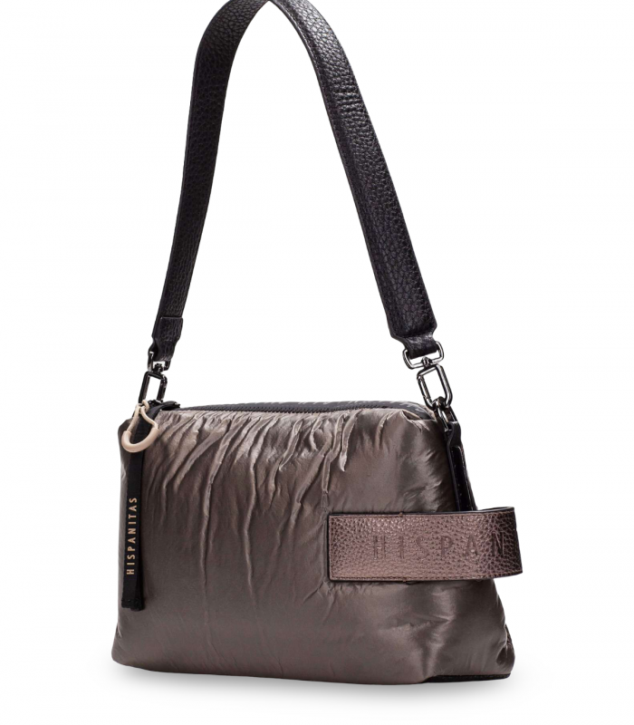 Bandolera topo y negro Hispanitas BI254151