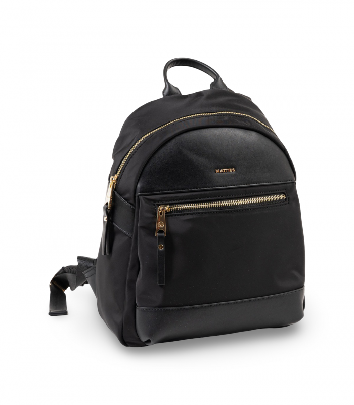 Mochila negra moderna Matias Salva 00020885