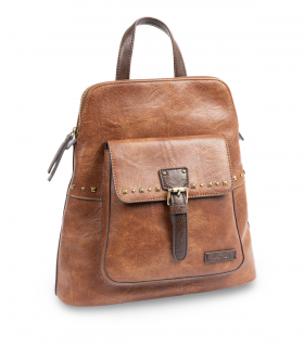 Mochila cuero con hebilla Matias Salva 00020970