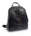 Mochila negra detalle dorado Matias Salva 00020978