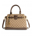 Mac Alyster NS-665-02 chocolate. Bolso estructurado con hebilla. Elegante para oficina o ciudad