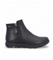 Nature N150 negro. Botín negro con cremallera y forro impermeable, práctico para uso diario