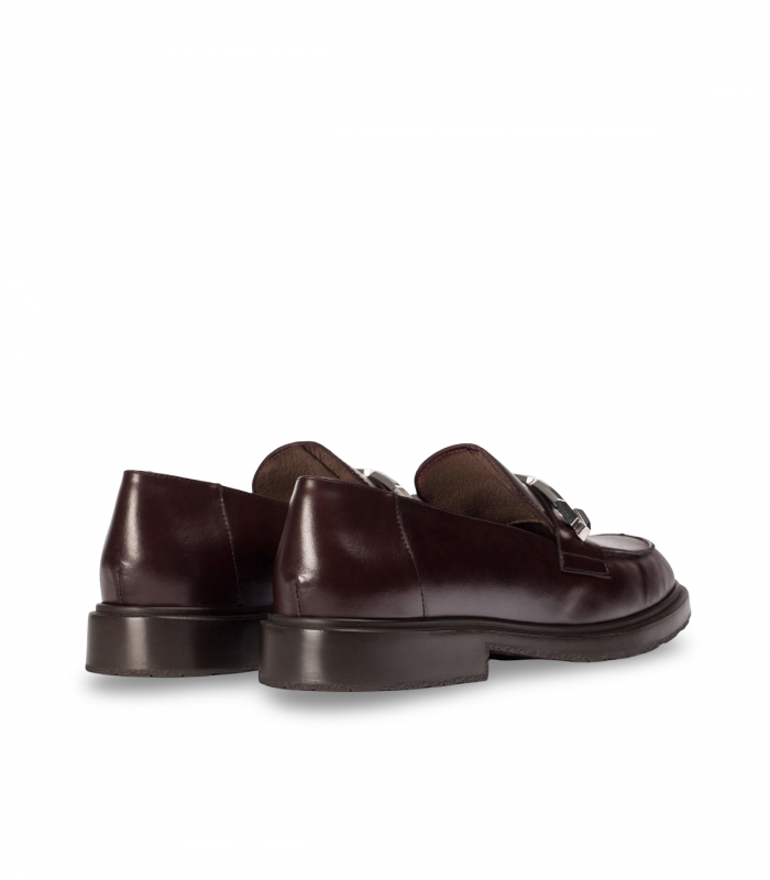 Wonders B9163. Mocasín marrón testa con diseño elegante y estilo profesional