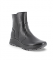 IGI&CO 8657300. Botín negro en napa con Gore-Tex y plataforma, funcional y moderno