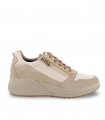 IGI&CO 8654622. Sneaker taupe impermeable con suela robusta para climas fríos