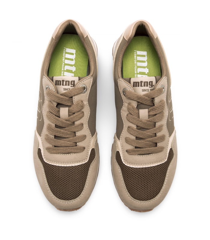 Deportivo kaki Mustang C58440 NYLO mujer – suela natural