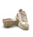 Deportivo blanco Mustang C58641 MURRY mujer – detalles en rosa