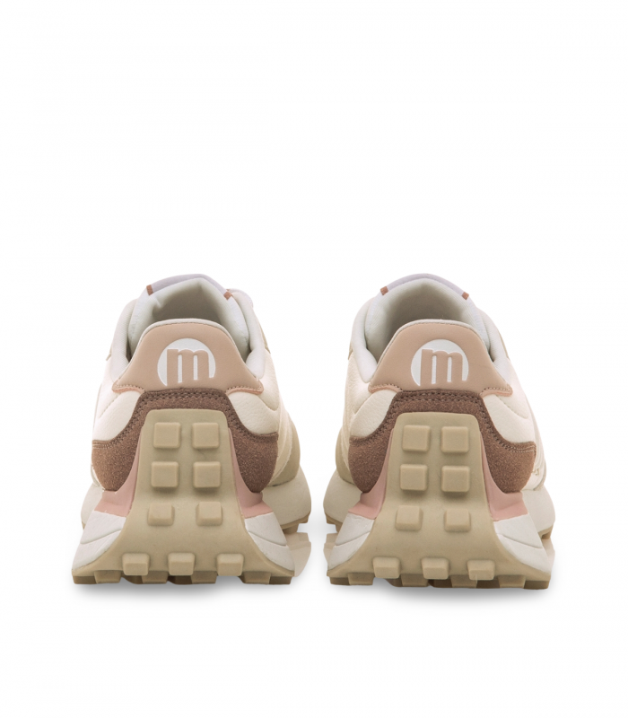 Deportivo blanco Mustang C58641 MURRY mujer – detalles en rosa