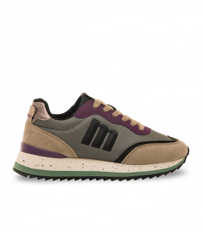 Deportivo antracita Mustang C58552 CORDO mujer – violeta urbano