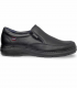 Zapato mocasín de caballero en piel negra