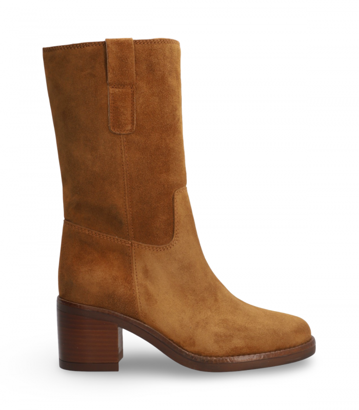 Bota alta cuero con tiradores Alpe 5530 mujer
