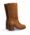 Bota alta cuero con tiradores Alpe 5530 mujer