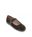 Merceditas leopardo con hebilla Victoria 1080117 mujer