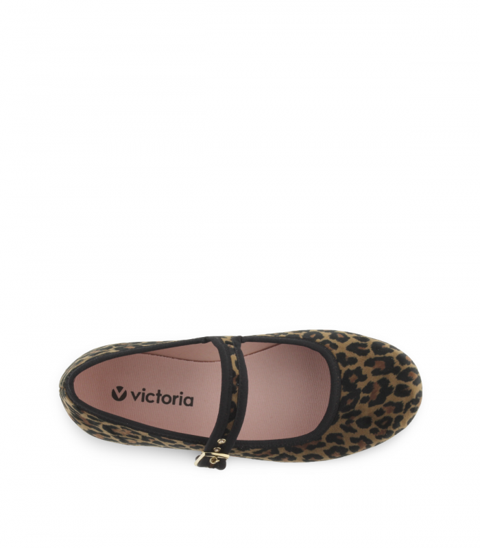 Merceditas leopardo con hebilla Victoria 1080117 mujer