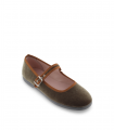 Merceditas terciopelo kaki con hebilla Victoria 1080123