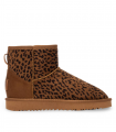 Bota leopardo mujer Xti 144444 divertida y con forro interior