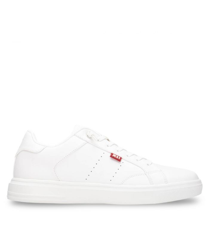 Zapatilla blanca con detalle rojo XTI 144145 hombre