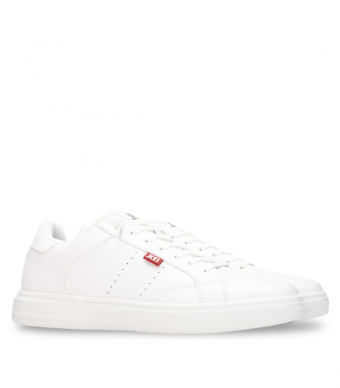 Zapatilla blanca con detalle rojo XTI 144145 hombre