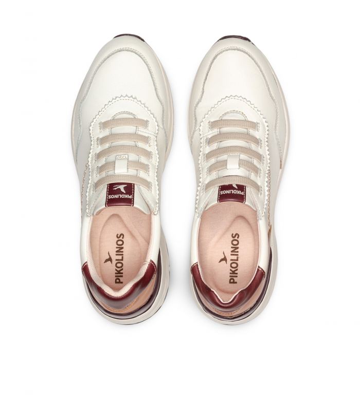 Zapatilla piel off white mujer Pikolinos W6A-6681C3 Cuenca