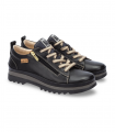 Zapatos negros de Pikolinos para mujer con cordones