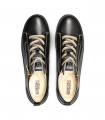 Zapatos negros de Pikolinos para mujer con cordones