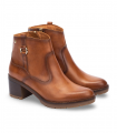 Botines brandy de Pikolinos para mujer con tacón medio