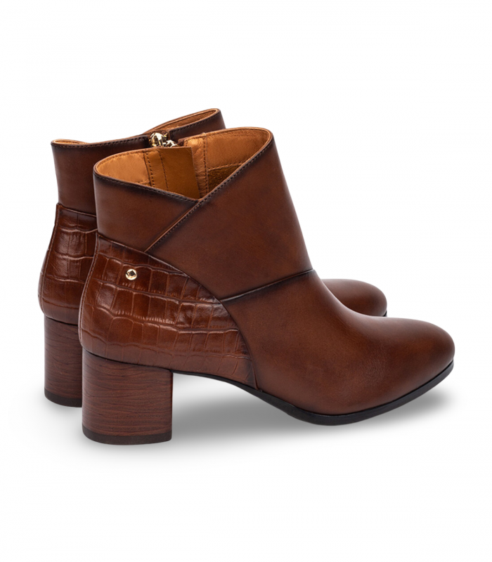 Botín tacón medio cuero mujer Pikolinos W1Z-8575C1 Calafat