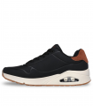 Deportivo negro moderno SKECHERS 183004 Uno Suited on Air