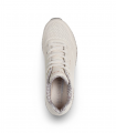 Zapatilla blanca con animal print SKECHERS 155412 Uno Safari Time