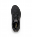Deportivo negro con cordones y cámara de aire