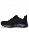 Deportivo Skechers en color negro para mujer.