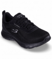 Deportivo Skechers en color negro para mujer.