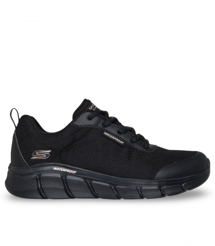 Zapatilla negra con cordones SKECHERS 117351 BOBS B Flex