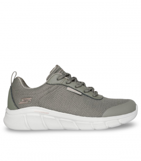 Zapatilla oliva con tirador SKECHERS 117351 BOBS B Flex