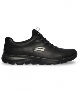 Deportivo de cordones elásticos en color negro