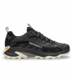 Merrell J037838 MOAB SPEED 2 GTX. Deportiva técnica negra para mujer con Gore-Tex y diseño todoterreno