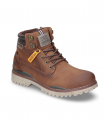 Dockers by Gerli 47LY001. Bota marrón con suela dentada y cuello acolchado, ideal para invierno diario
