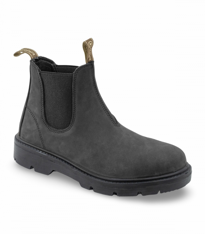 Bota chelsea nobuck marrón Natural World 9080 hombre