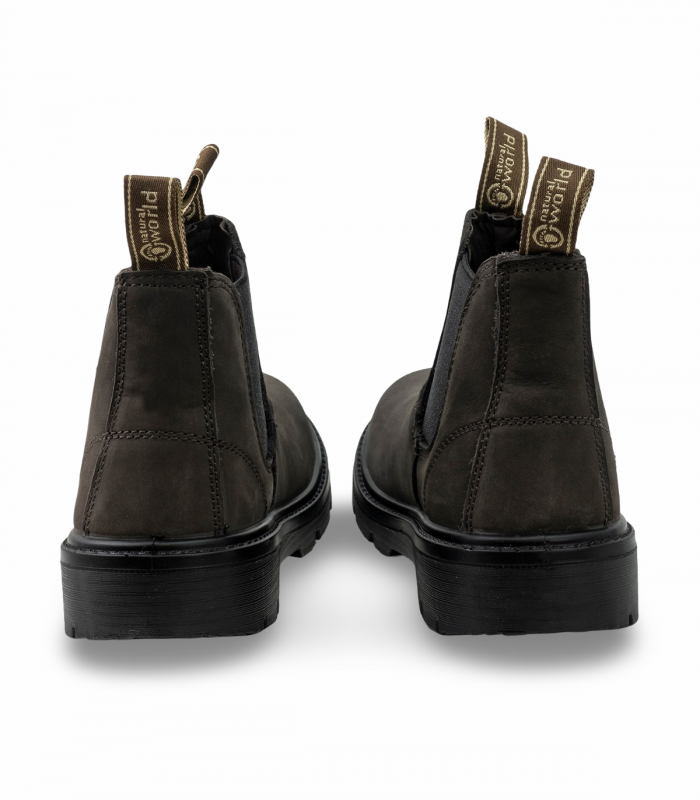 Bota chelsea nobuck marrón Natural World 9080 hombre