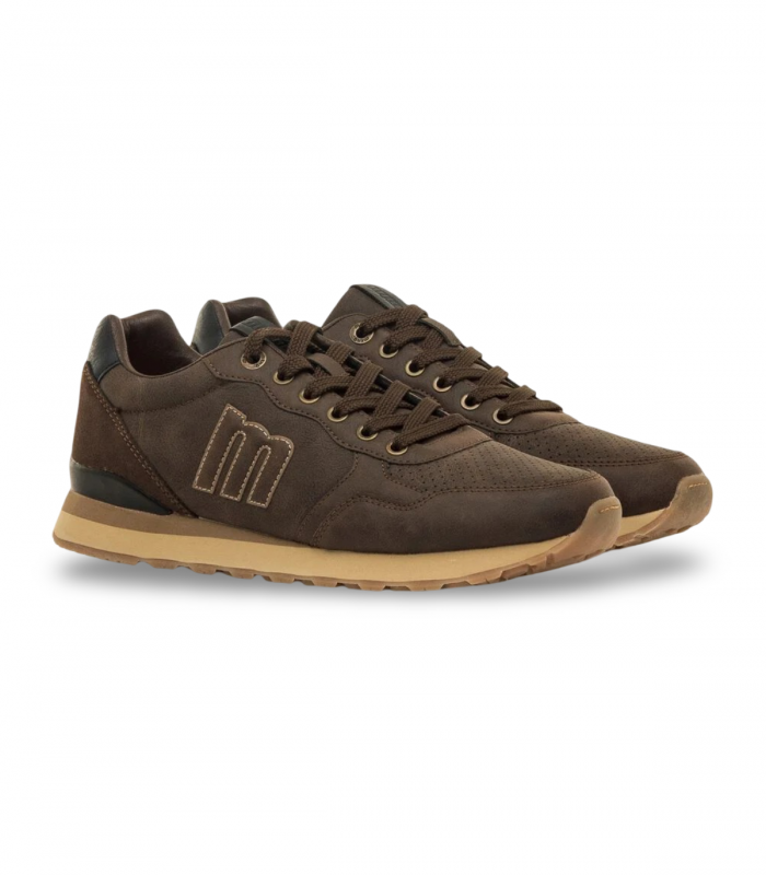 Mustang C58579 EDIN. Deportivo marrón chocolate de estilo casual y suela ligera