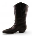 Bota alta campera en serraje marrón Alpe 5550 mujer