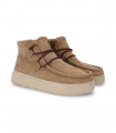 Walk in Pitas SIDNEY. Botín deportivo camel con plataforma, perfecto para looks urbanos