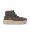 Walk in Pitas SIDNEY. Botín casual deportivo taupe con suela ligera y flexible
