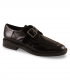 Barminton Verdin 15522 negro. Mocasín charol negro con hebilla, sofisticado y diferente