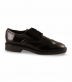 Barminton Verdin 15520 negro. Zapato charol negro con cordones, elegante para trajes o diario